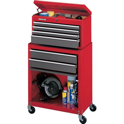 old stack on tool box red steel 6 drawer|Stack.